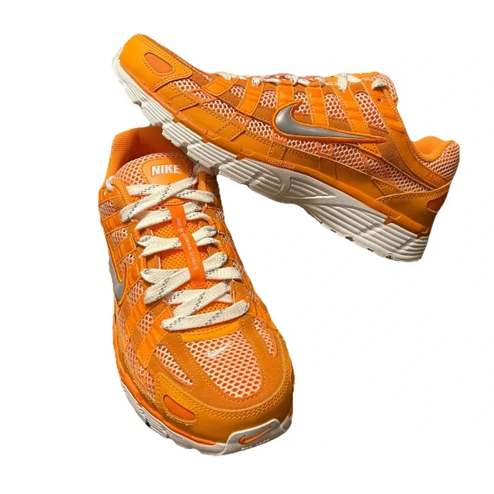 Nike P-6000 Premium Men's Shoes Kumquat Metallic Silver Sz 11 HQ3641 886 “NEW”